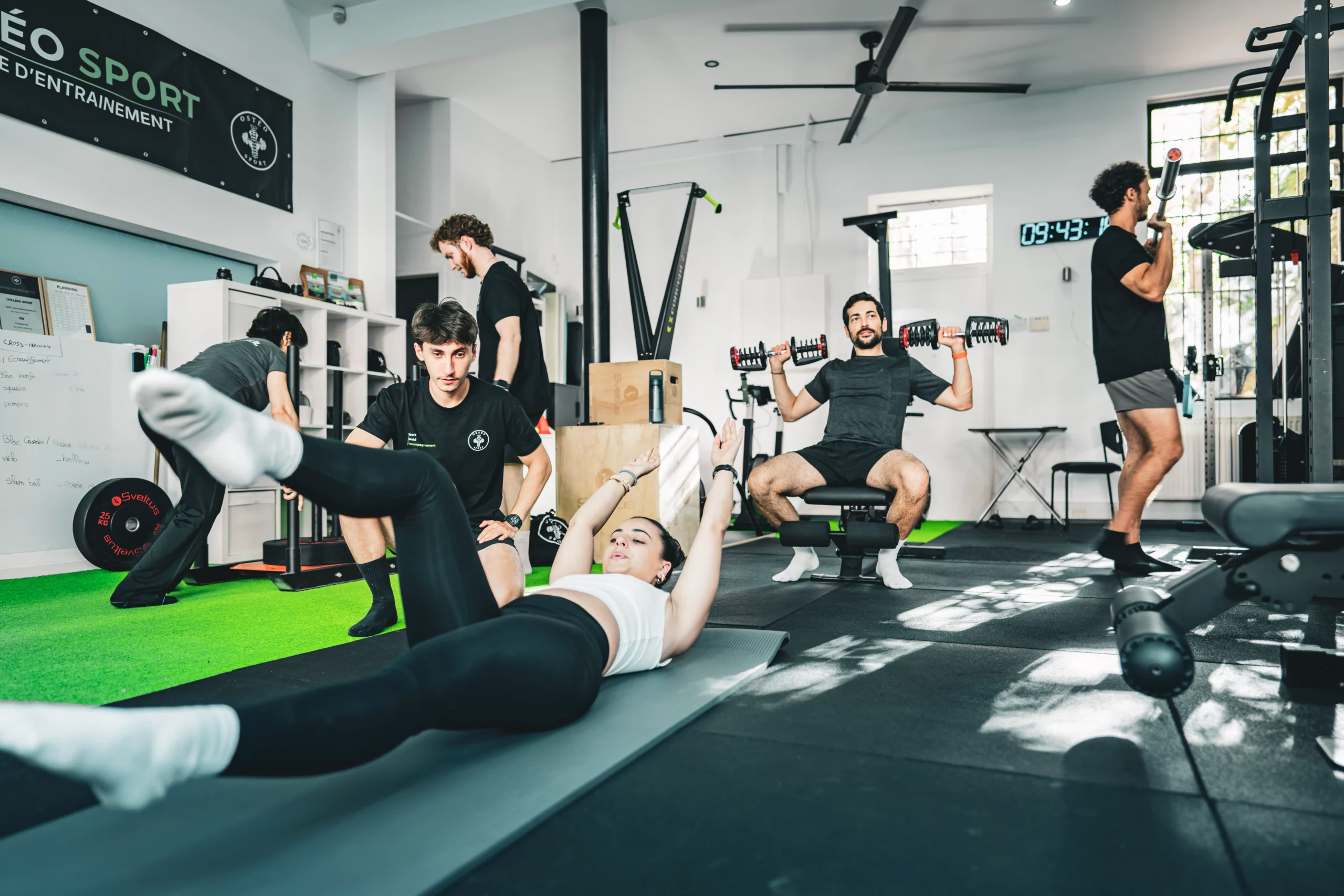 Séance de Cross Training au studio Ostéo Sport Lyon